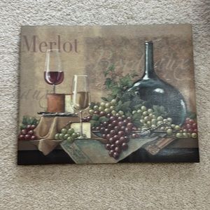 Wine wall canvas
